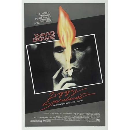 Pop Culture Graphics Ziggy Stardust & The Spiders From Mars Movie Poster Print - 27 x 40