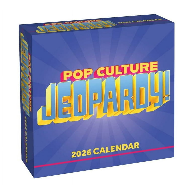 Pop Culture Jeopardy! 2026 Day-To-Day Calendar, (Paperback