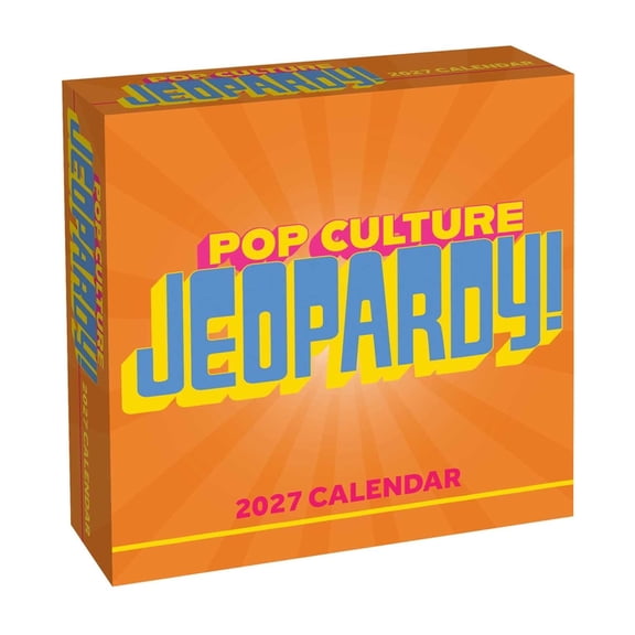 Pop Culture Jeopardy! 2027 Day-To-Day Calendar, (Paperback)