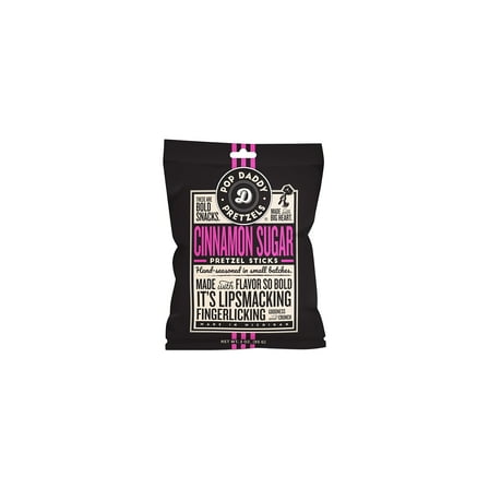 Pop Daddy Cinnamon Sugar Pretzels Sticks 3 oz. 15 Bags/Box (OPD00583)