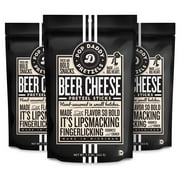 Pop Daddy Flavored Pretzels Sticks, Healthy Gourmet Pretzels Snacks, 7.5oz Individual Bags, 3 Pack, Beer Cheese