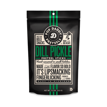 Pop Daddy Pretzels Dill Pickle Flavored Pretzel Sticks 7.5 oz
