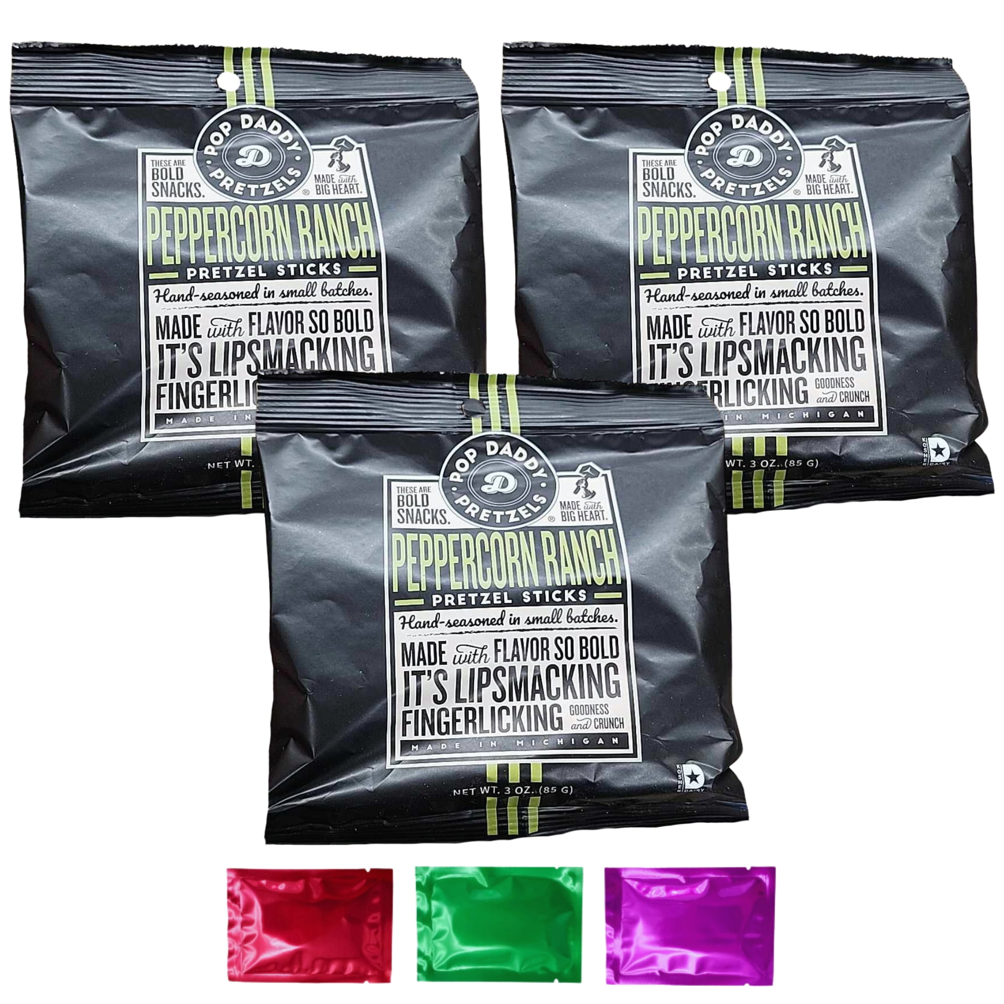 Pop Daddy Pretzels Peppercorn Ranch Sticks GlutenFree Bold Gourmet