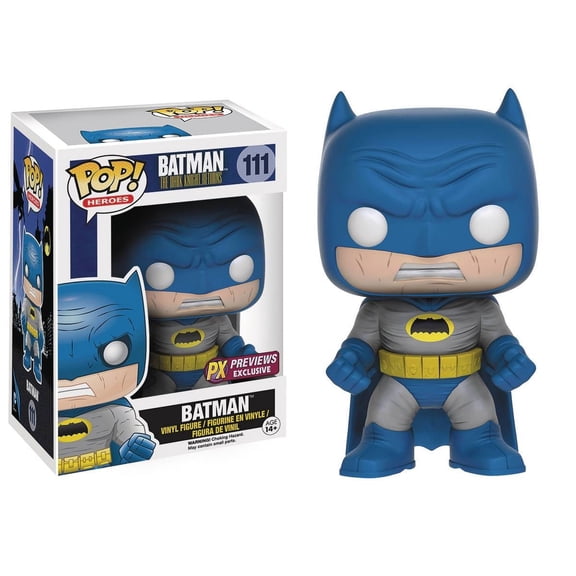 Pop! Dc Heroes Dkr Batman Blue Px Vinyl Fig