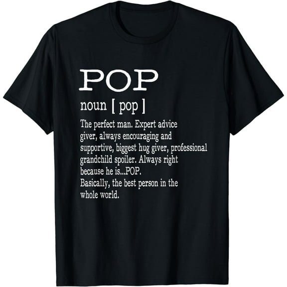 Pop Definition Grandpa Father's Day Gifts - Men T-Shirt