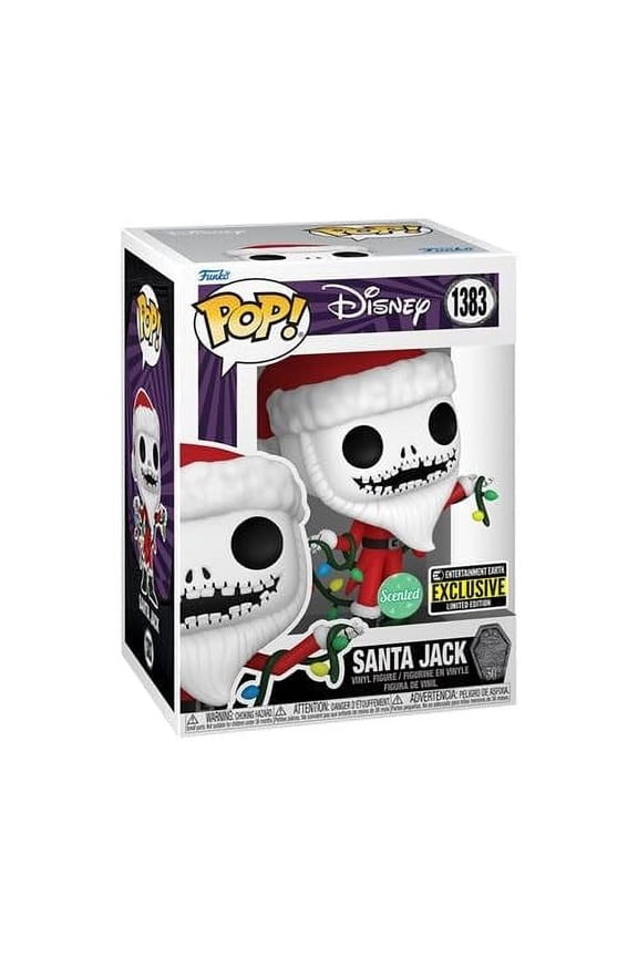Pop Disney The Nightmare Before Christmas 3.75 Inch Action Figure Exclusive - Santa Jack Scented #1383