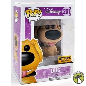 Pre-Owned Pop! Disney Up Vinyl Figure Dug (Flocked) #201 Hot Topic Exclusive