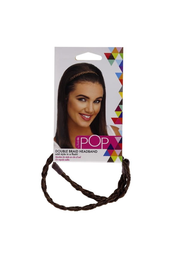 Pop Double Braid Headband - R10 Chestnut by Hairdo for Women - 1 Pc Hair Headband