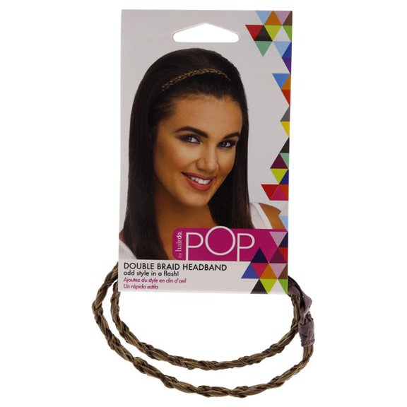 Pop Double Braid Headband - R1416T Buttered Toast by Hairdo for Women - 1 Pc Hair Headband