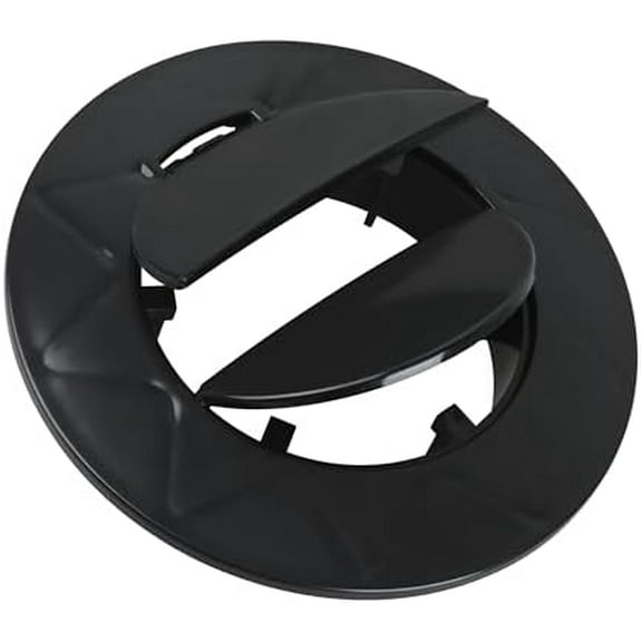 Pop Up Drain Emitter Cap for 3-Inch and 4-Inch Sewer and Drain Fittings, Works with Drainage Systems Including Catch Basins and Channel Drains, Black$$Garden & Patio