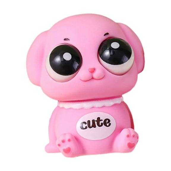 Pop-Eye Animal Squishy Fidget Toys for Adults, Soft TPR Silicone Tactile Gadget, Dinosaur Rabbit Insect Squeeze Accessory, Slow Rebound Desktop Decor, Portable Hand Sensory Office Tool Multi Styles