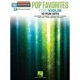 thumbnail image 1 of Pop Favorites - 10 Fun Hits: Violin Easy Instrumental Play-Along Book with Online Audio Tracks, 1 of 1