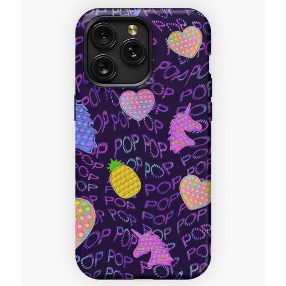 Pop Fidget Print Pattern Sensory Toy Graphic A12263 Phone Case for iPhone 11 to 17 Pro Max