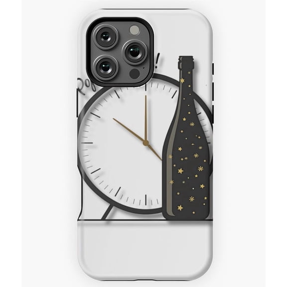 Pop Fizz Clink New Year Celebration Phone Case for iPhone 16 15 14 13 12 11 Pro Max
