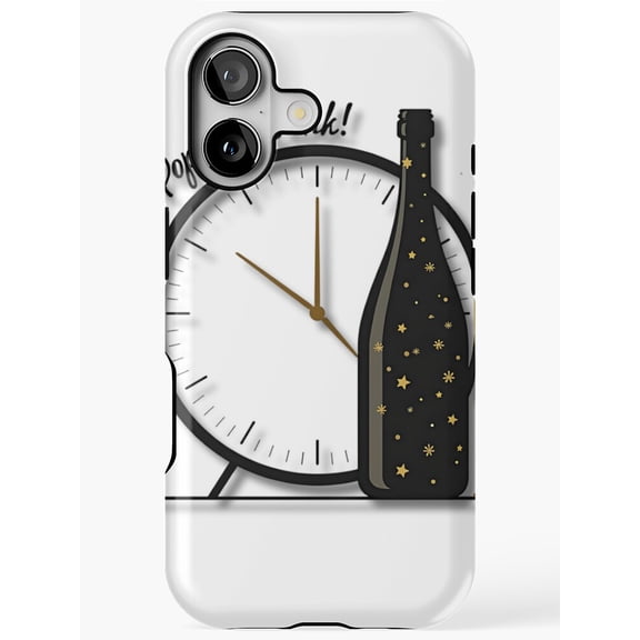 Pop Fizz Clink New Year Celebration Phone Case for iPhone 17 16 15 14 13 12 11 Pro Max