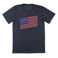 thumbnail image 1 of Pop Flag Humor Graphic Navy Mens T-Shirt, 1 of 1