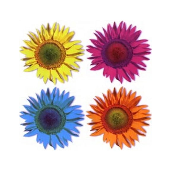 Pop Flowers - Andy Warhol Poster (16 x 16)