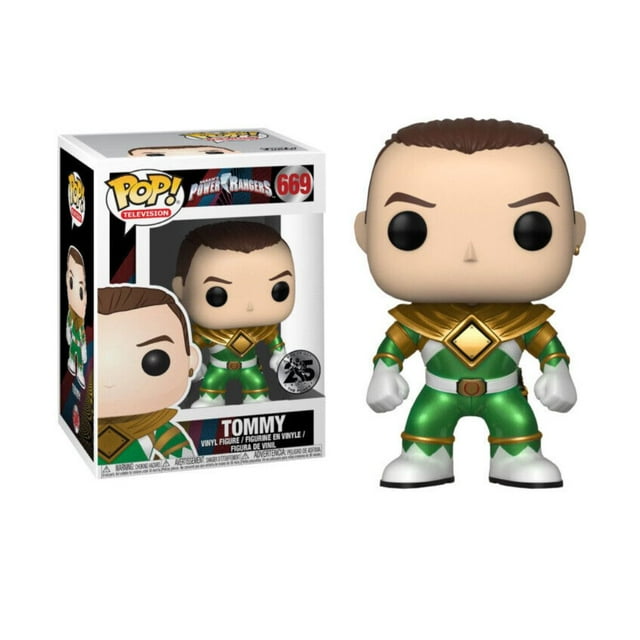 Pop Funko Television Power Rangers: Unmasked Metallic Tommy Collectible ...
