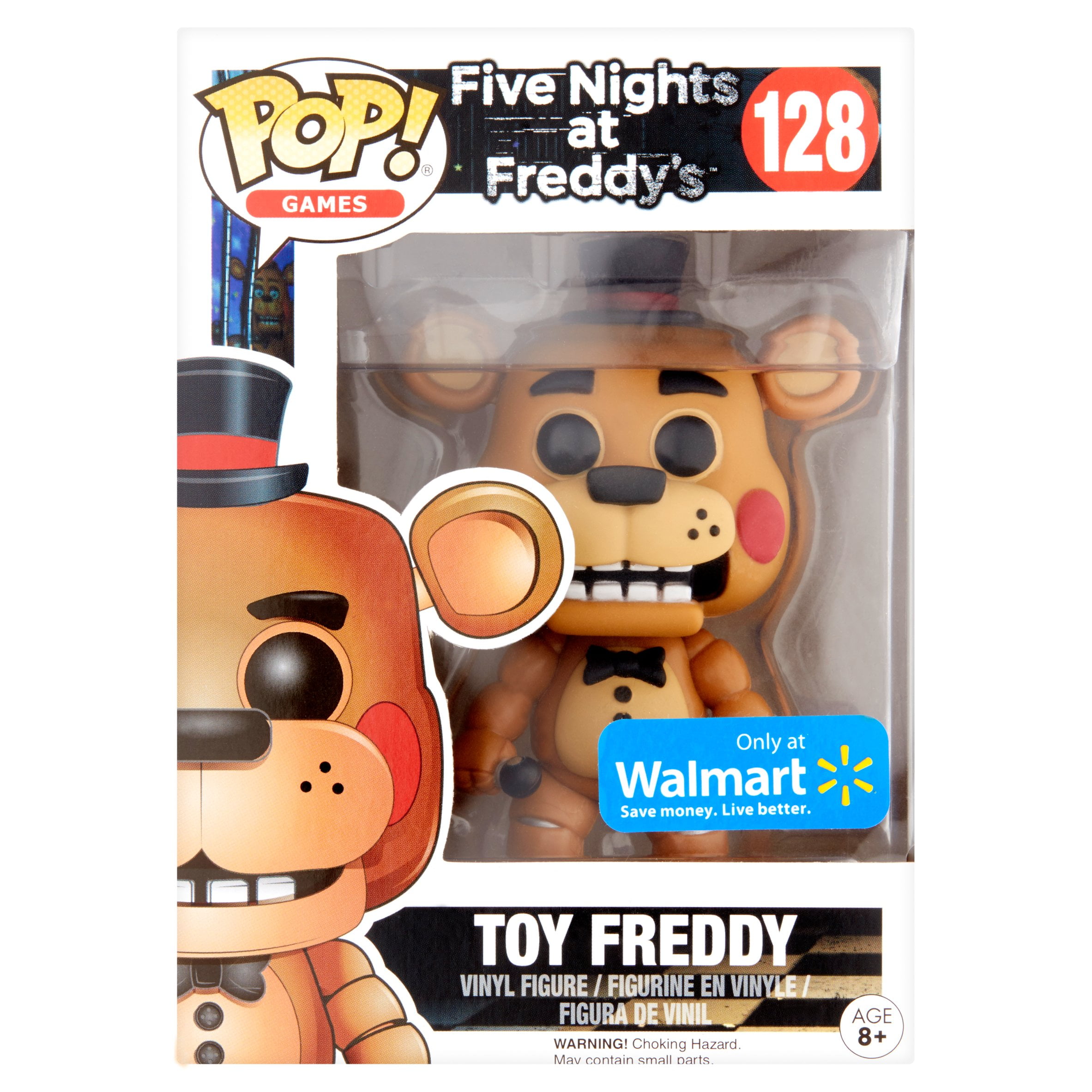Funko Pop! Games Five Nights at Freddy's Toy Freddy Walmart