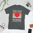 thumbnail image 1 of Pop Pop Gift, Pop-Pop The Man The Myth The Legend T-Shirt for Men, Pop Pop Birthday, Father's Day, Christmas, Custom Pop Pop Shirt, RetroShort-Sleeve Unisex T-Shirt (Dark Heather, S), 1 of 1