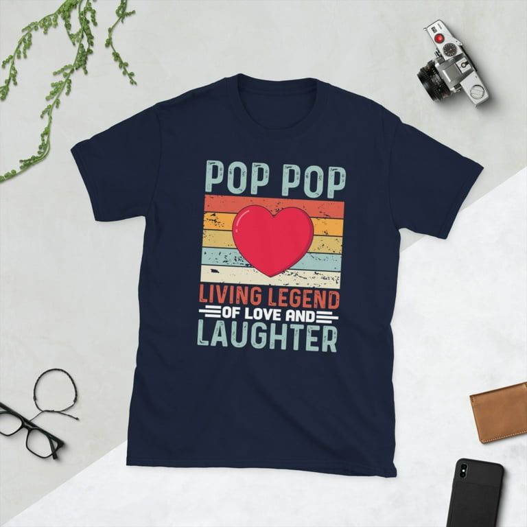 Mens Pops The Man The Myth The Legend Gift Father's Day T-Shirt Mens Pops The Man The Myth The Legend Gift Father's Day T-Shirt