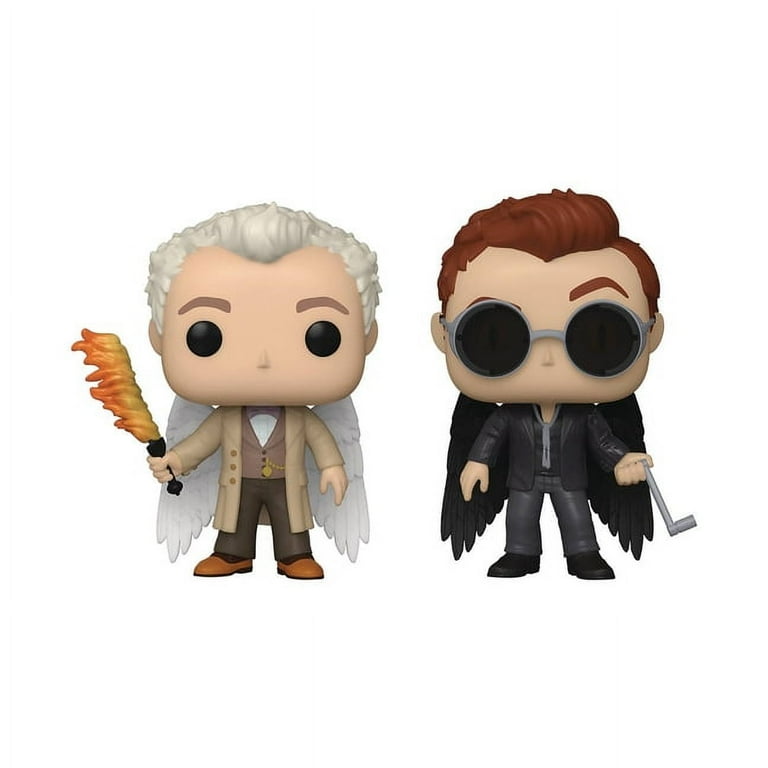 Pop Good Omens Aziraphale and Crowley with Wings Vinyl Pop Good Omens Aziraphale and Crowley with Wings Vinyl