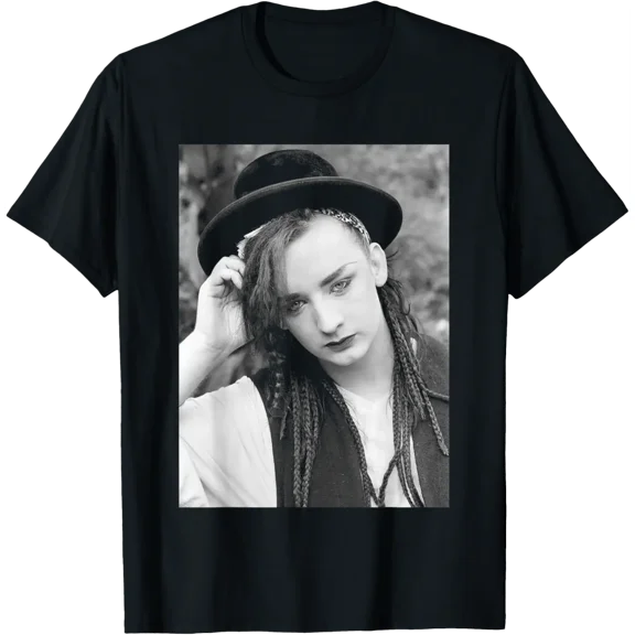 Pop Group Lead Singer Studio Portrait Retro 1982 T-Shirt