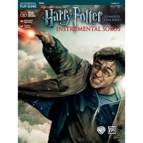 Pop Instrumental Solo Harry Potter Instrumental Solos: Flute, Book & Online Audio/Software, (Paperback)