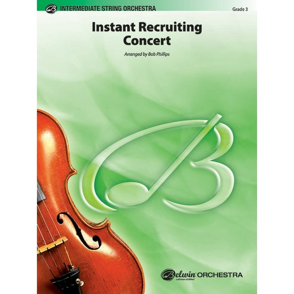 Pop Intermediate String Orchestra: Instant Recruiting Concert: Conductor Score & Parts (Paperback)