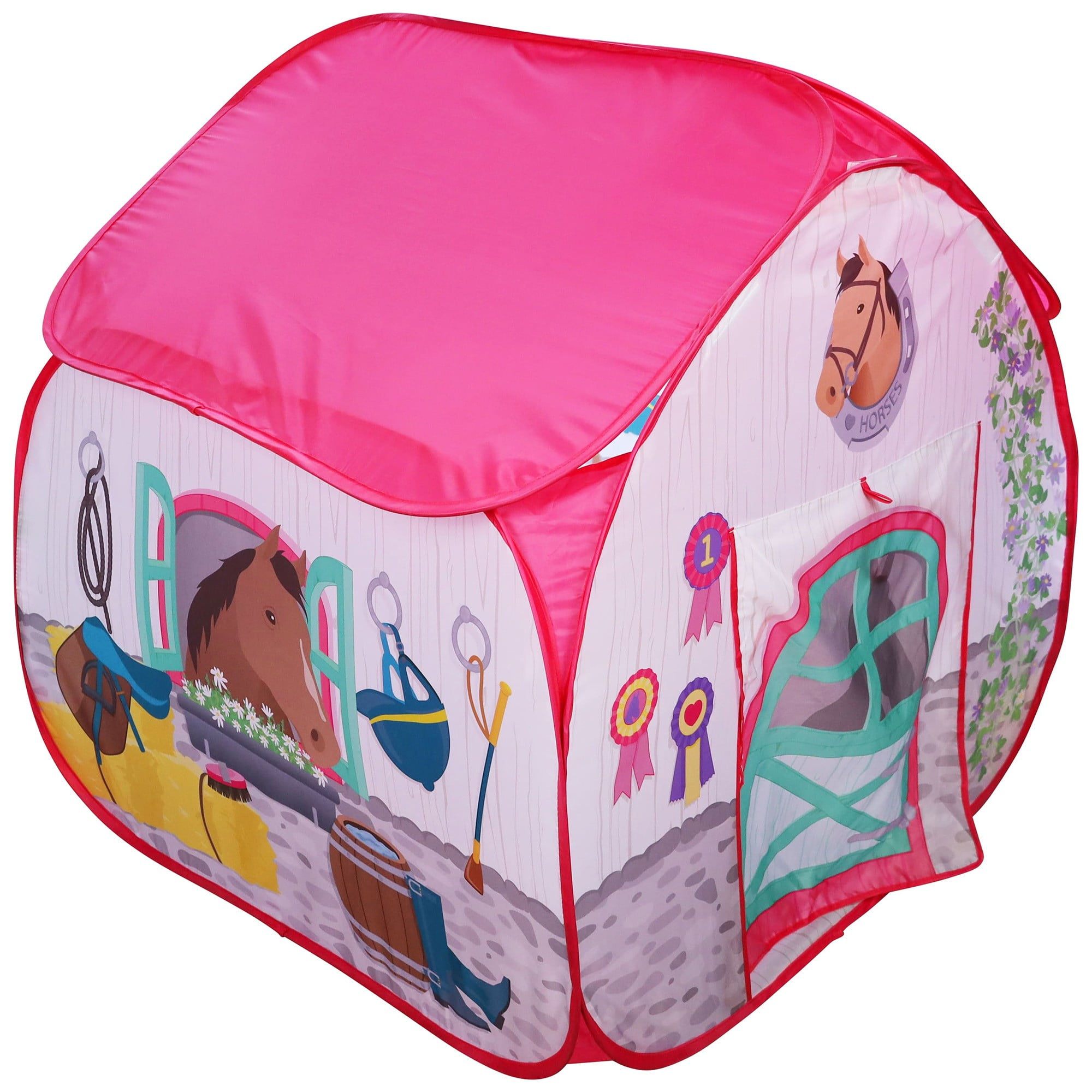 Pop It Up: Horse Stable Pop-Up Indoor Playtent, Toddlers Kids