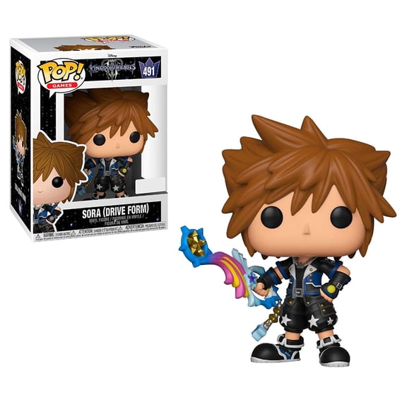 Pop Kingdom Hearts: Sora (Drive Form) Collectible Figure, Multicolor