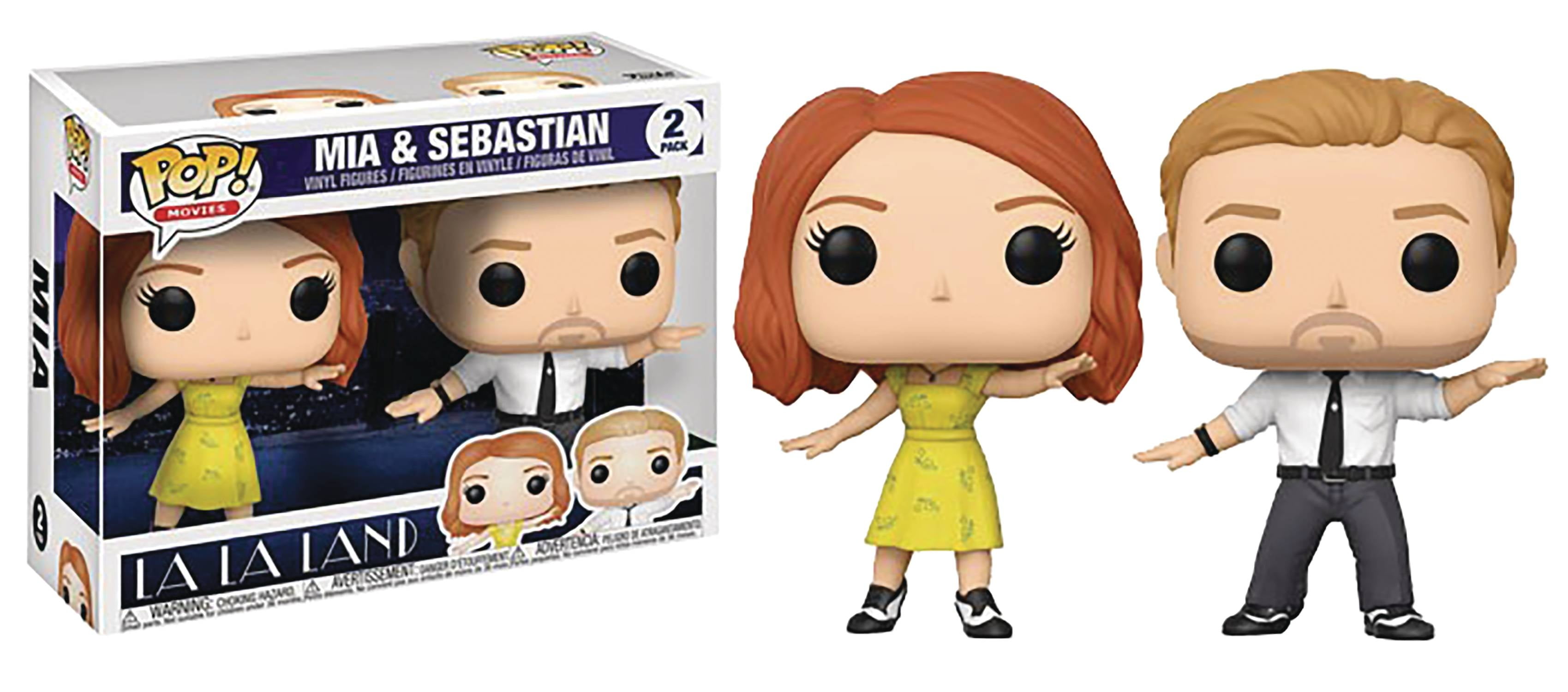 Pop La La Land Sebastian & 2 Pack Vinyl Figure (Other) - Walmart.com