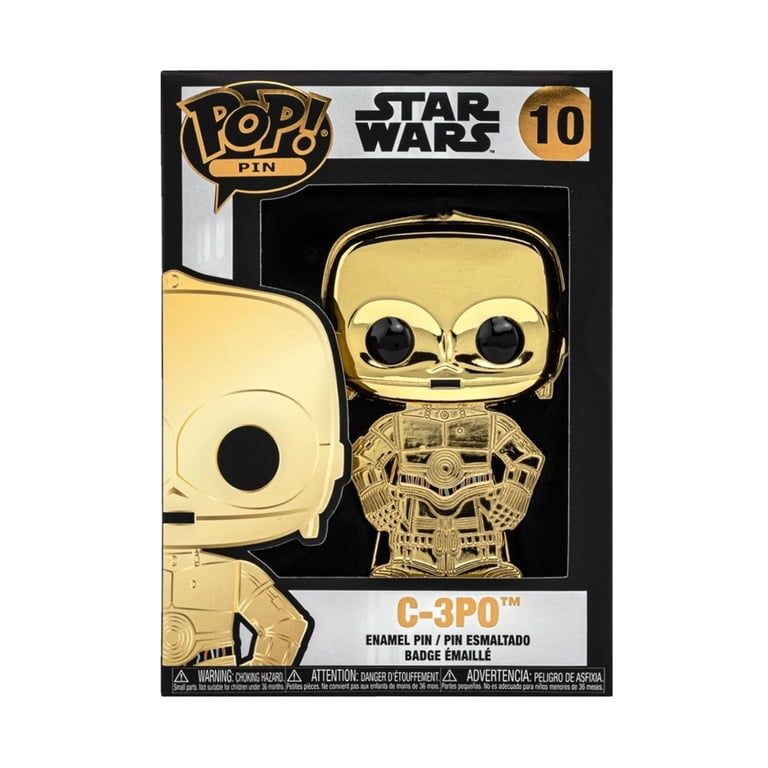 Pop! Large Enamel Pin: Star Wars #10 - C3PO - Walmart.com
