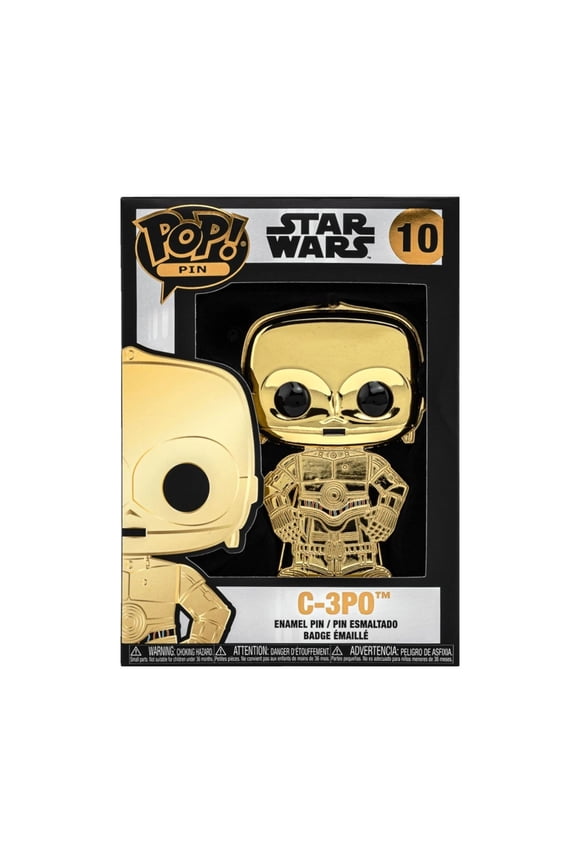 Pop! Large Enamel Pin: Star Wars #10 - C3PO