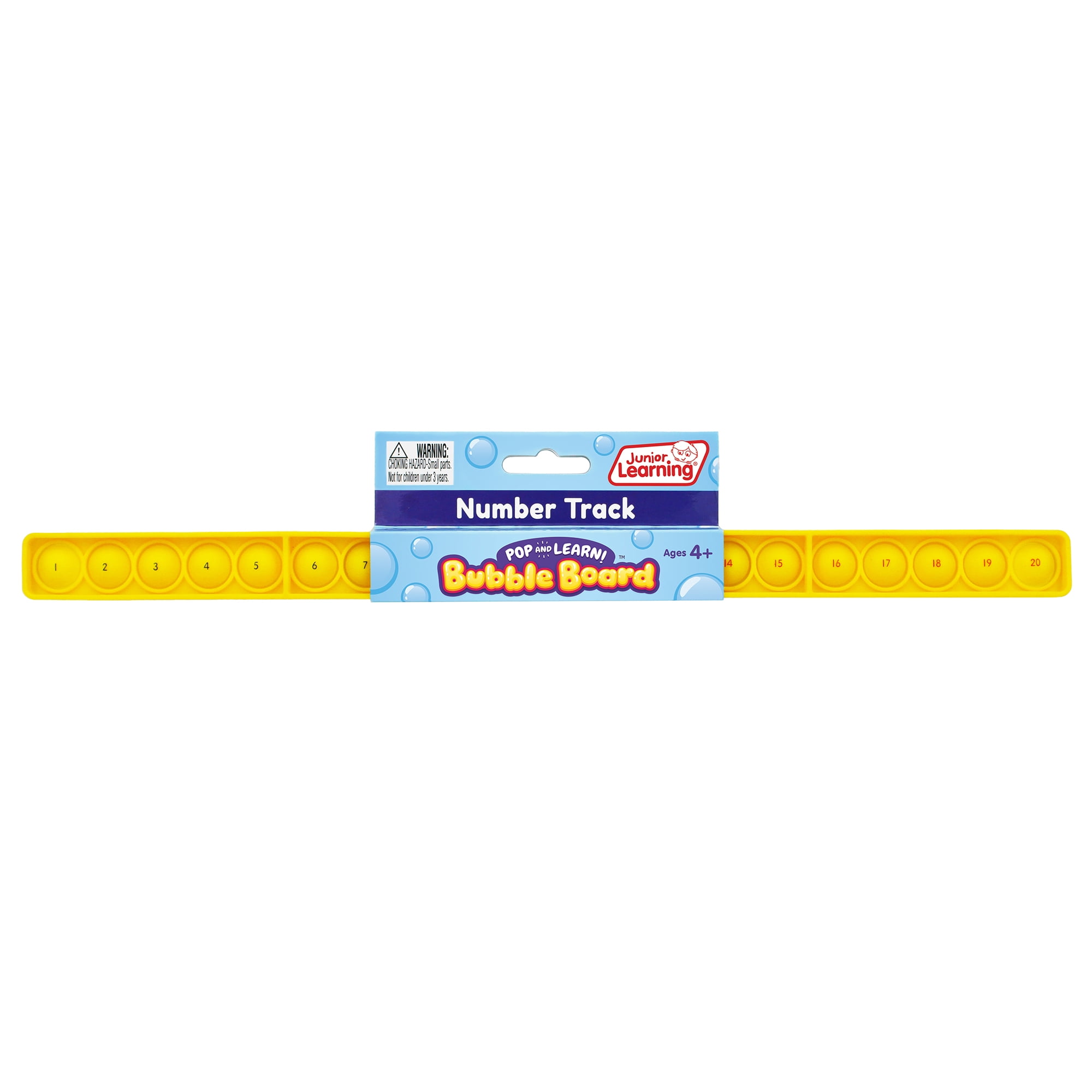 Pop & Learn Number Track Bubble Board