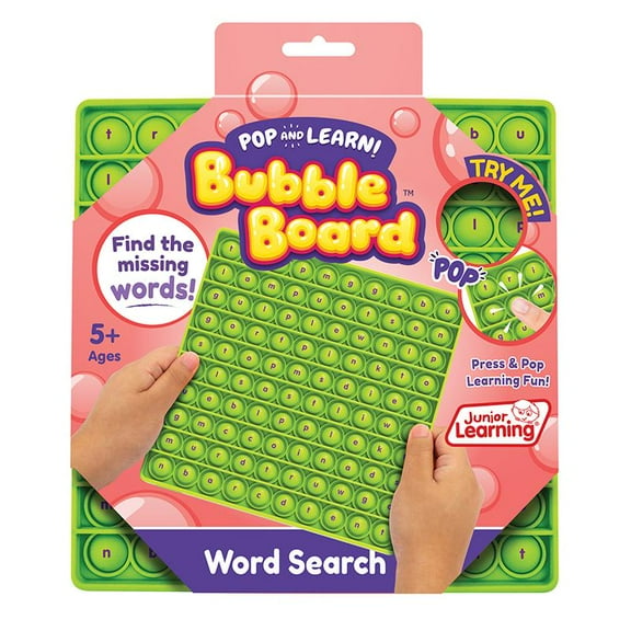 Pop & Learn Tricky Word Search Bubble Board