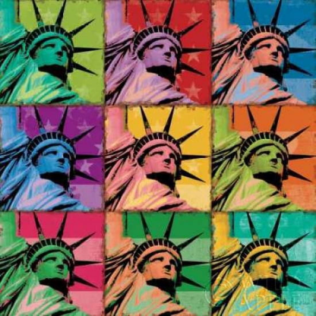 Pop Liberty Canvas Art - Ben Richard (24 x 24)