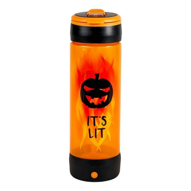 Pop Lights 24oz LIGHT UP ITS LIT Halloween Water Bottle:By Cool Gear