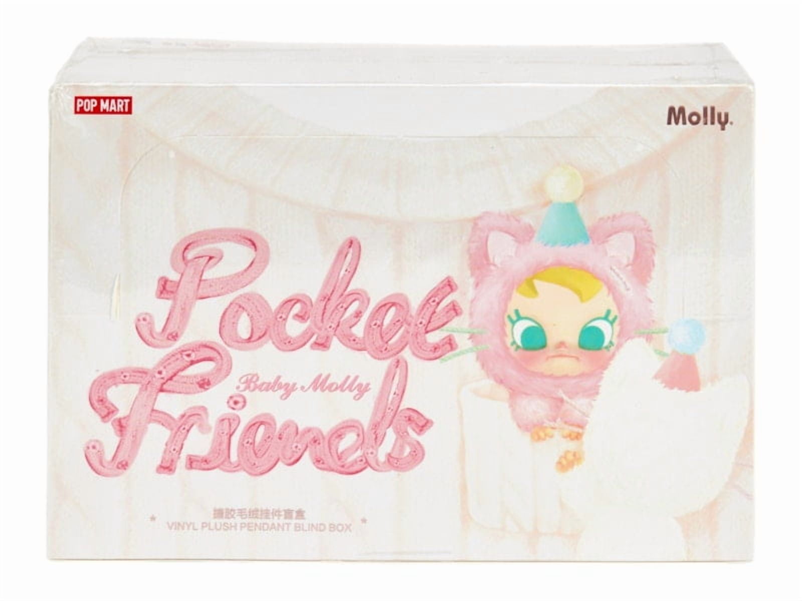 Pop Mart Baby Molly Pocket Friends Series Vinyl Plush Pendant