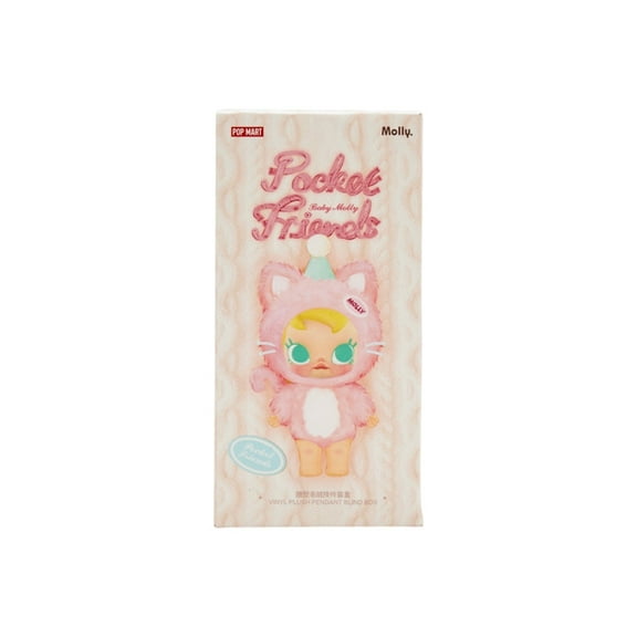 Pop Mart Baby Molly Pocket Friends Series Vinyl Plush Pendant Single Blind Box, from StockX