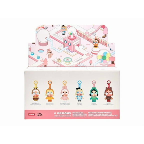 Pop Mart CryBaby Crying Again Series Vinyl Face Plush Sealed Case (6 Blind Box), from StockX