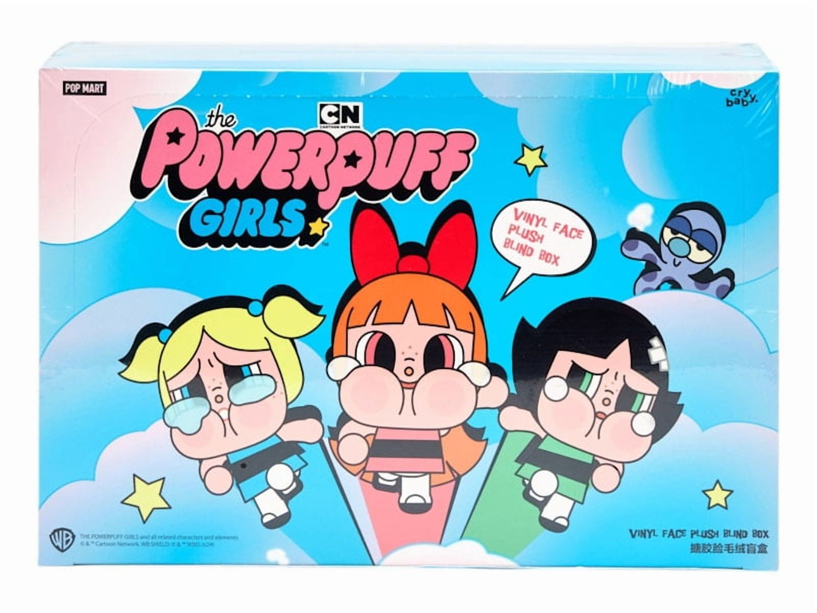 正規品/Crying PowerpuffGirls &Lazy Panda/紙袋 Pop-Mart-CryBaby-x-Powerpuff-