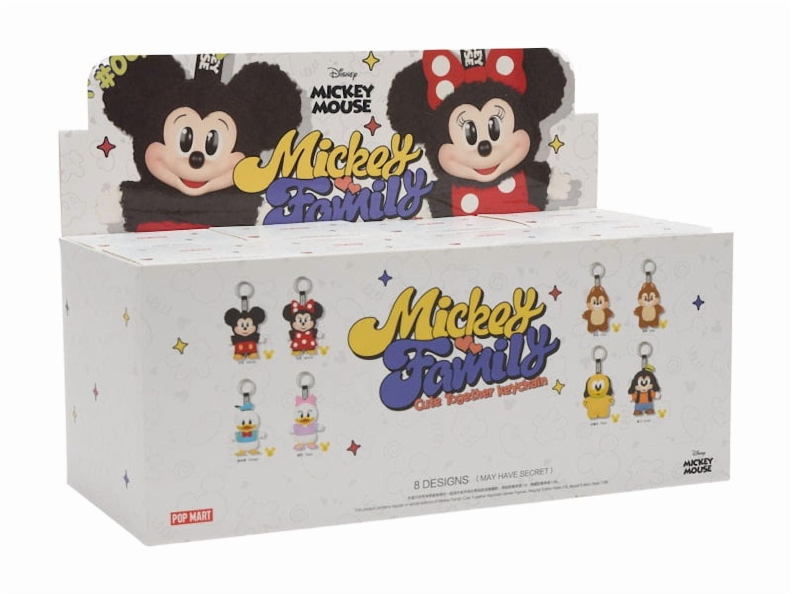 Pop Mart Disney Mickey Family Together Series Plush Keychain Sealed Case (8 Blind Box), from StockX
