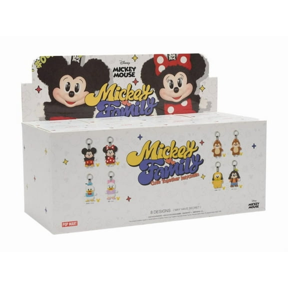 Pop Mart Disney Mickey Family Together Series Plush Keychain Sealed Case (8 Blind Box), from StockX
