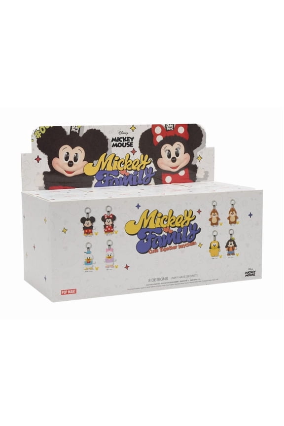 Disney Mickey Family Together Series Plush Keychain Sealed Case (8 Blind Box), from StockX