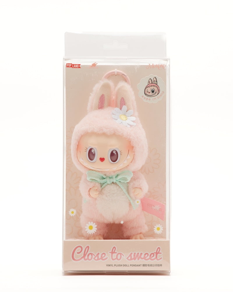 POP MART Labubu Mokoko Close to Sweet Vinyl Plush Pendant, from StockX