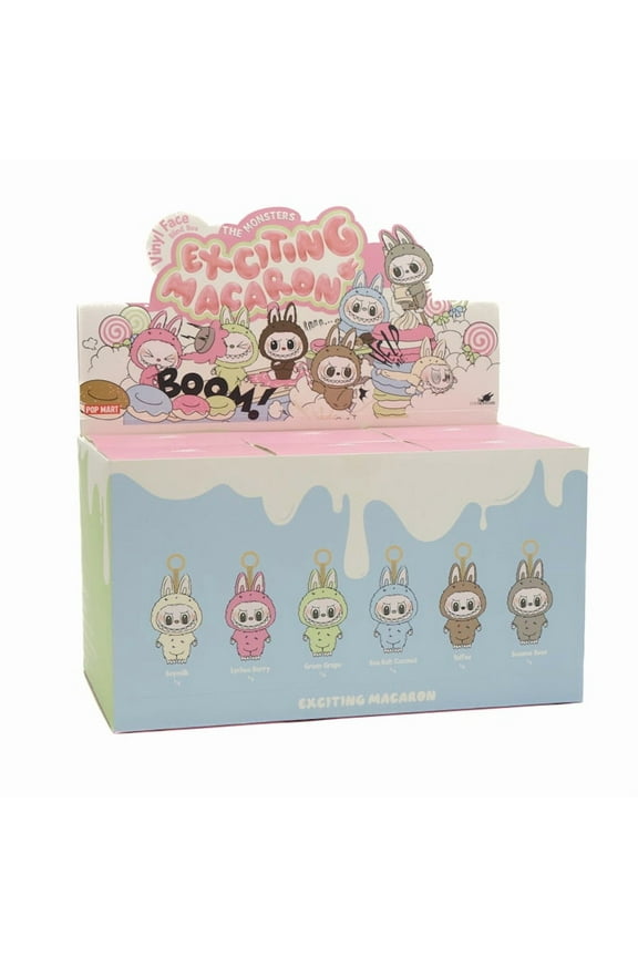 Labubu The Monsters Exciting Macaron Vinyl Face Sealed Case (6 Blind Boxes), from StockX