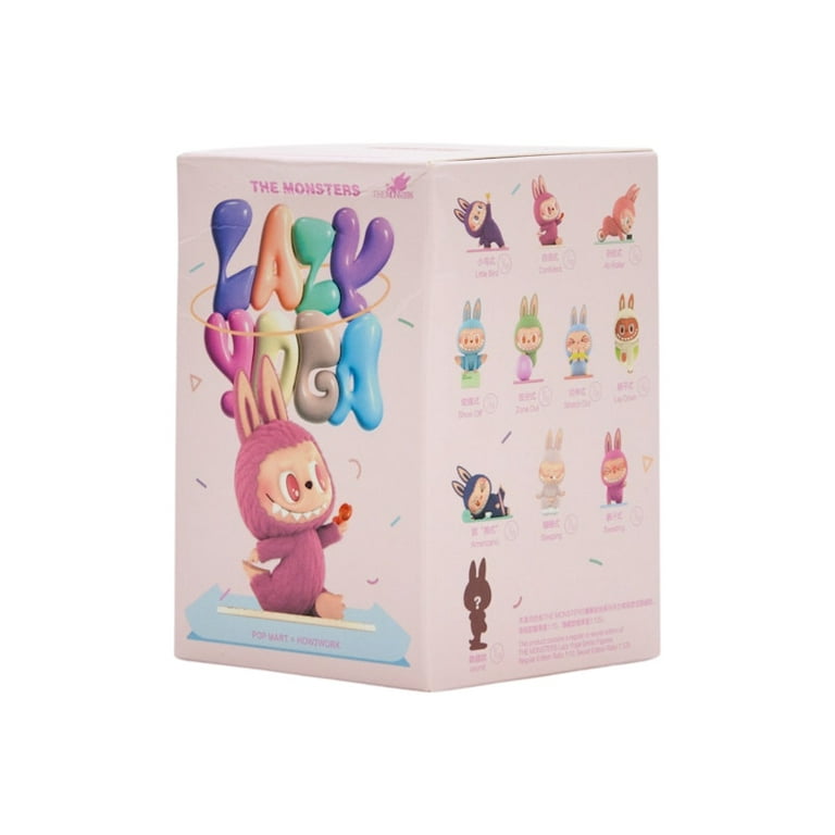 Pop Mart Labubu The Monsters Lazy Yoga Series Figures Single Blind