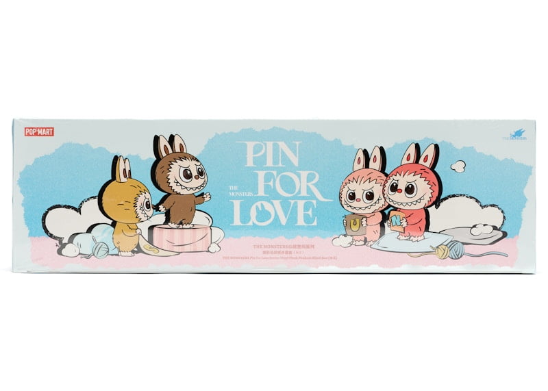 POP MART Labubu The Monsters Pin for Love Series Letter Pendant (N-Z) Sealed Case (14 Blind Box), from StockX