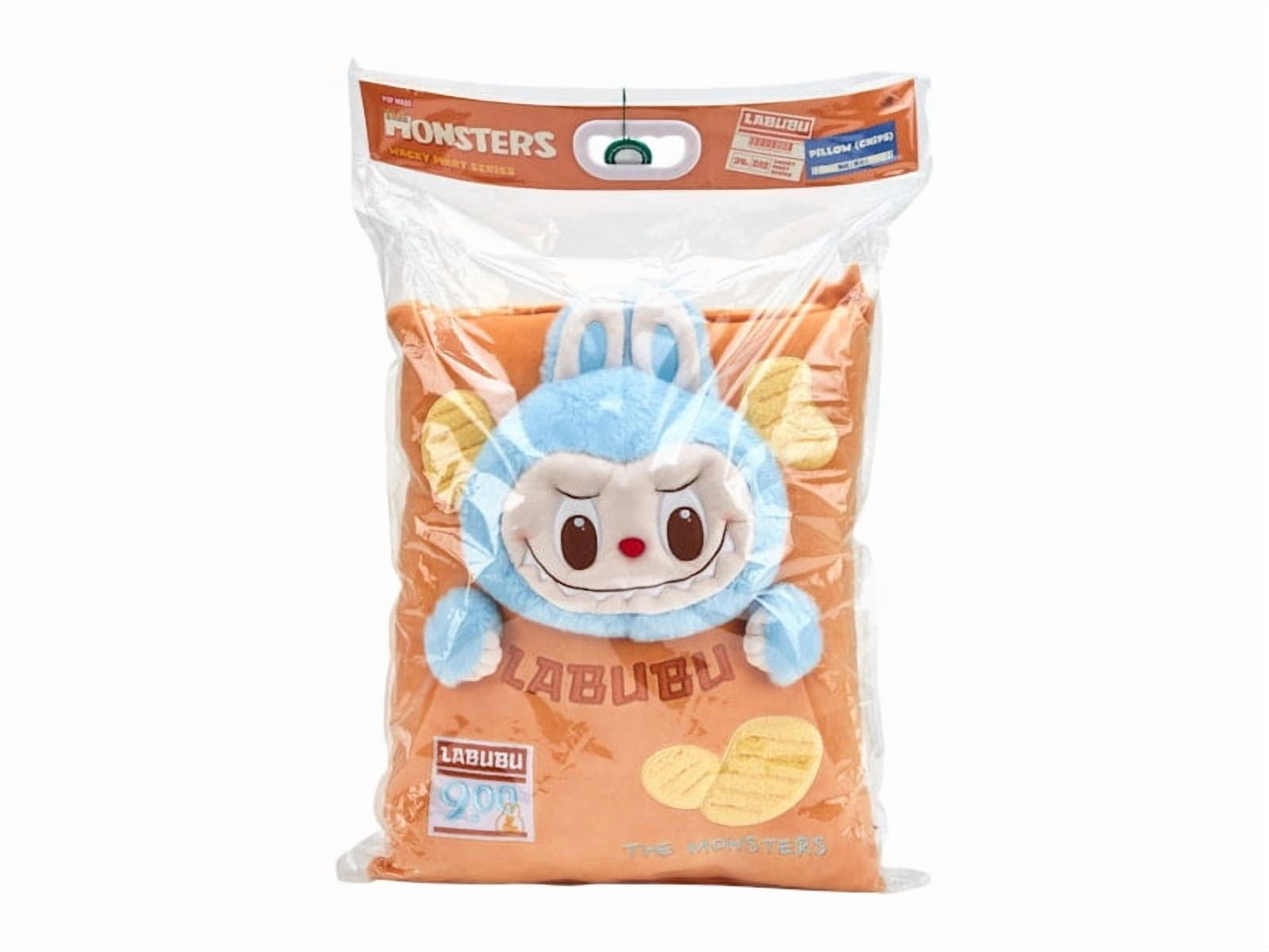 Pop Mart Labubu The Monsters Wacky Mart Series Chips Pillow